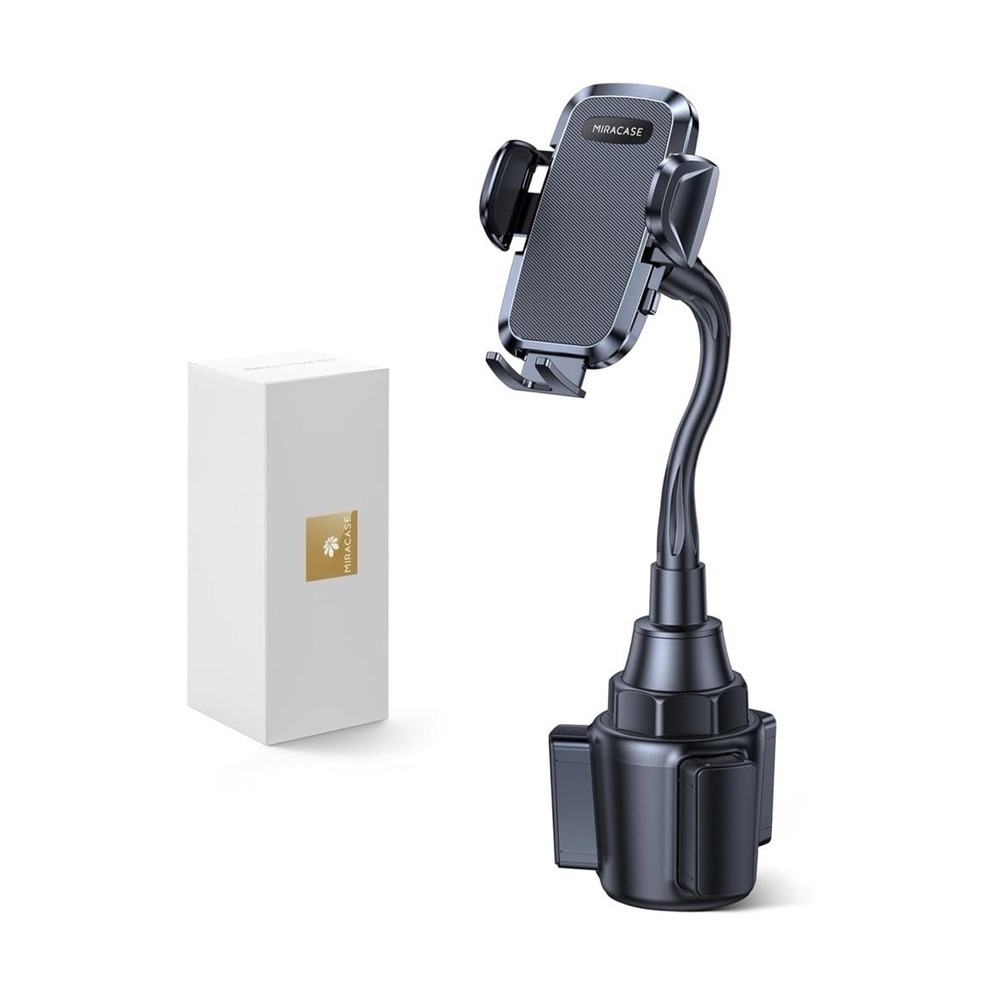 Miracase Cup Holder Phone Mount - Universal Gooseneck Adjustable Car Cell Phone